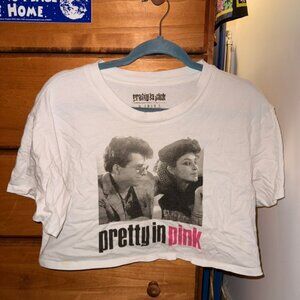 pretty in pink crop top medium